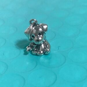 Pandora cute puppy charm